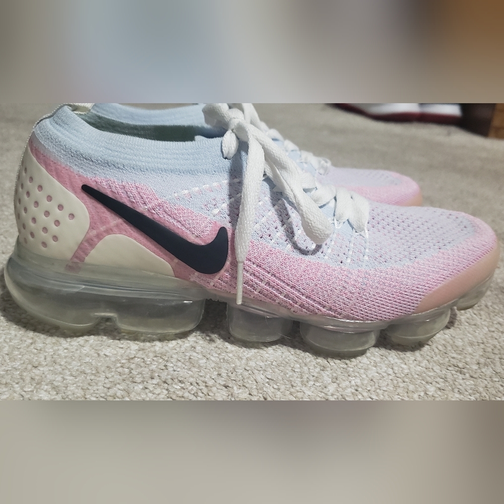 Women's Nike running shoes.